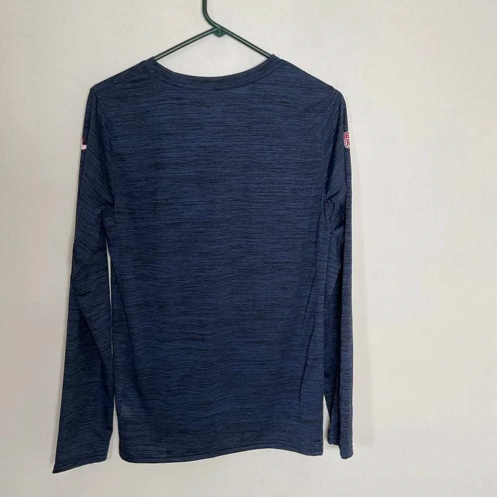 Nike‎ youth New England Patriots on field apparel long sleeve dry fit Tee XL NWT